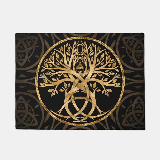 Paillasson Triquetra Arbre de vie (Devant)