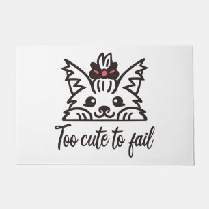 Paillasson Trop mignon pour échouer