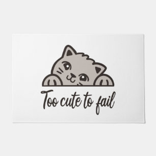 Paillasson Trop mignon pour échouer