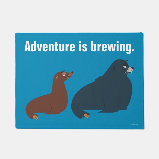 Paillasson Trouver Dory| Flûte et gouvernail (Devant)