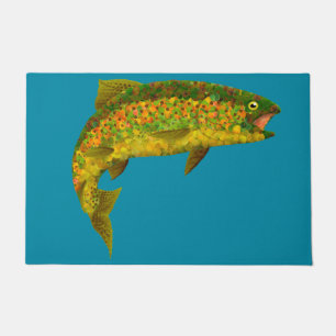 Paillasson Truite arc-en-ciel à feuilles d'Aspen 3