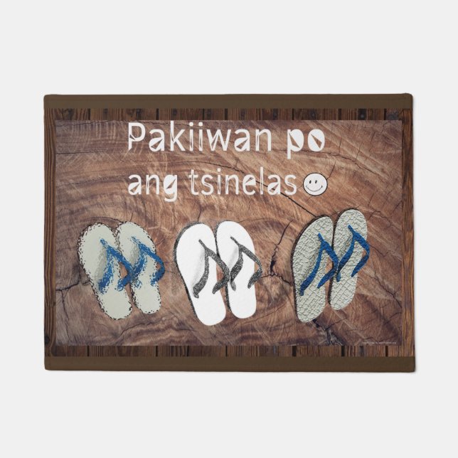 Paillasson Tsinelas d'ANG de Pakiiwan PO (Devant)