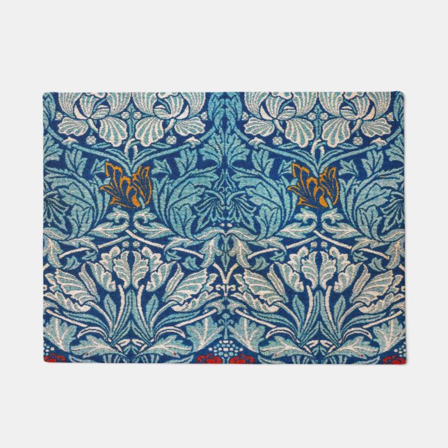 Paillasson Tulip Et Rose (1890) De William Morris (Devant)