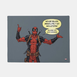 Paillasson Type Deadpool Pointing Character