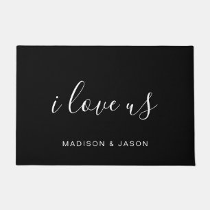 PAILLASSON TYPOGRAPHIE MODERNE LA MAIN SCRIPTÉE PERSONNALISÉE