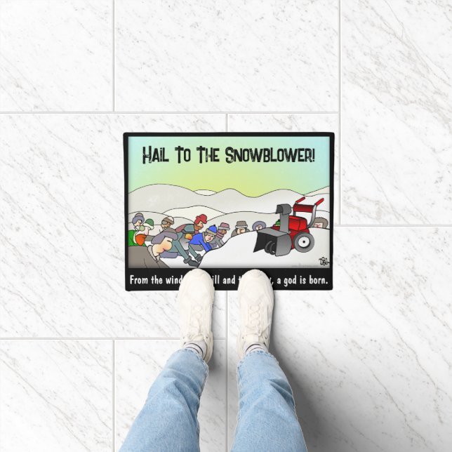 Paillasson Un Dieu est né Doormat (Intérieur)