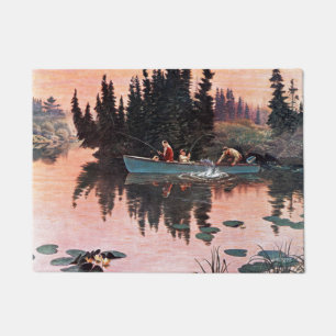 Paillasson Une belle capture par John Clymer