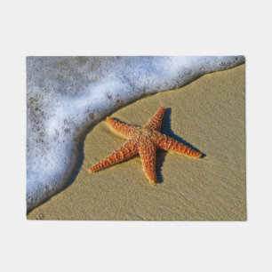 Paillasson Une étoile de mer sur la plage