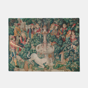 Paillasson Unicorn Hunt Medieval Art - Unicorn
