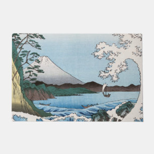 Paillasson Utagawa Hiroshige - Mer au large de Satta, provinc