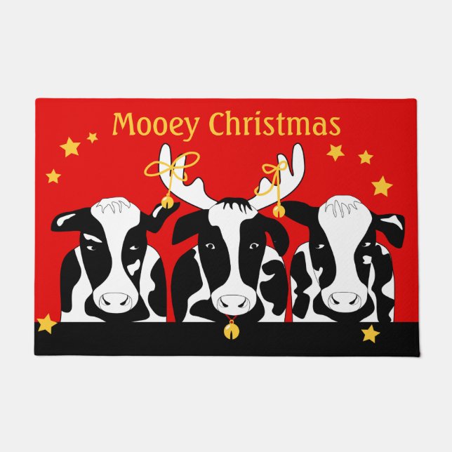 Paillasson Vaches de Noël (Devant)