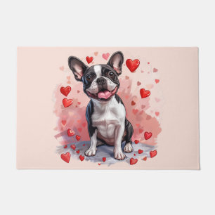 Paillasson Valentines Day Boston Terrier Dog