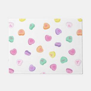 Paillasson Valentines Day Candy Hearts Motif