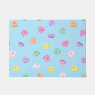 Paillasson Valentines Day Candy Hearts Motif