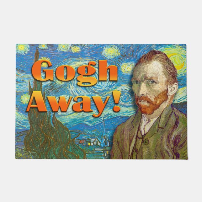 Paillasson Van Gogh Sarcastic Door Mat (Devant)