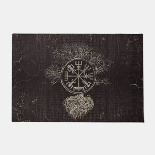 Paillasson Vegvisir et arbre de la vie - Yggdrasil
