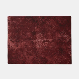 Paillasson Velvety Henna Damask Grunge rouge