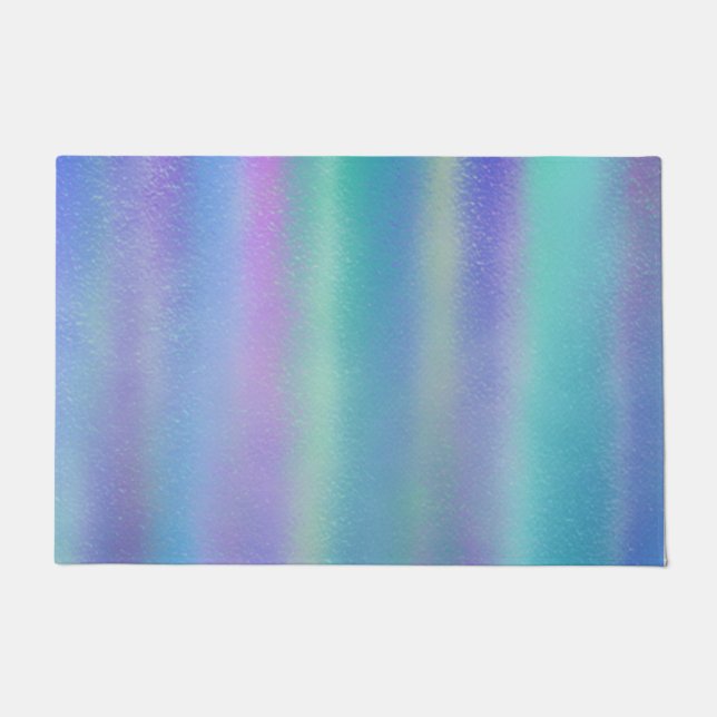 Paillasson Verre Dichroïque Rainbow Colours Art (Devant)