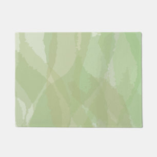 Paillasson Vert, cool, aquarelle tendance motif abstrait