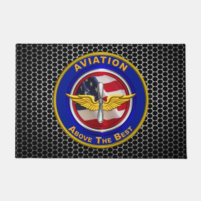 Paillasson Vétéran de l'aviation de l'Armée de terre  (Devant)