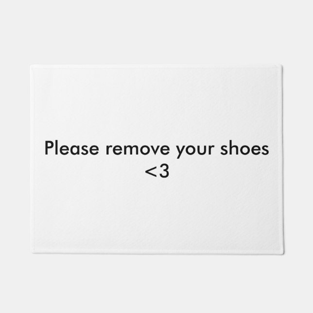 Paillasson veuillez retirer votre porte de chaussures (Devant)