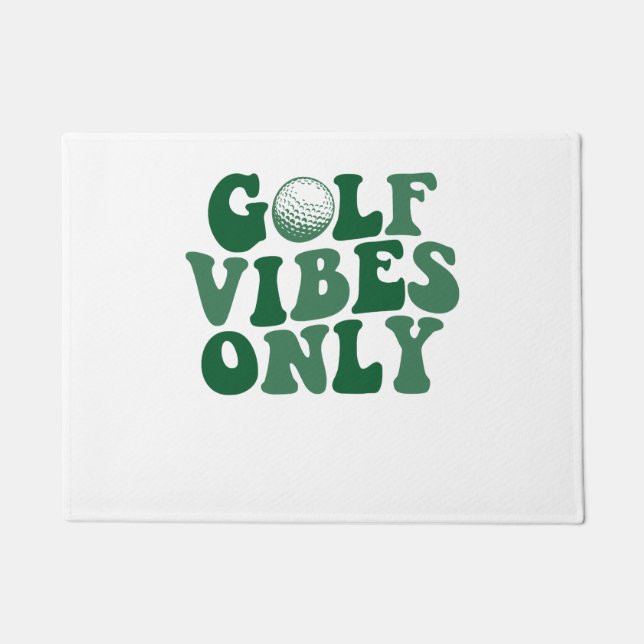 Paillasson Vibes De Golf Seulement, Lover De Golf (Devant)