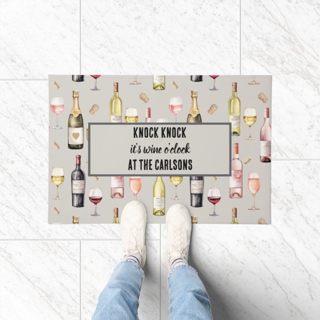 Paillasson Vin Lover Vin oClock (Intérieur)