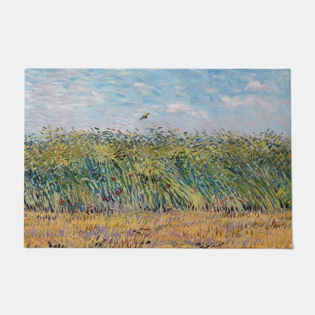 Paillasson Vincent van Gogh - Champ de blé avec une lark (Devant)