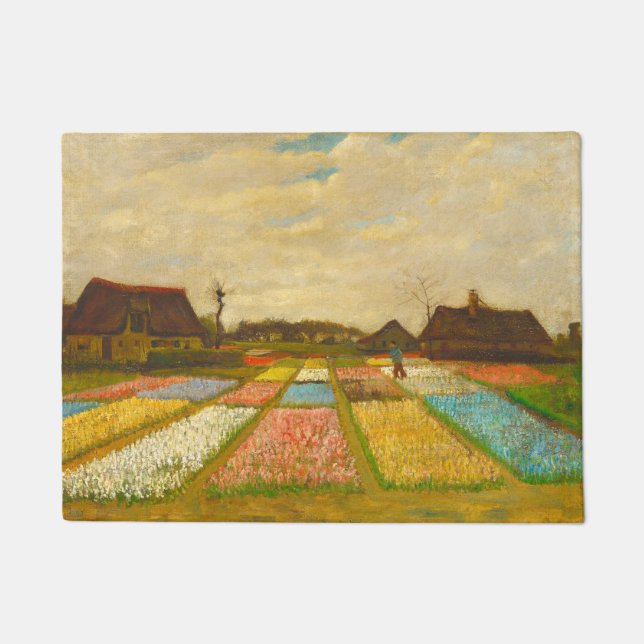 Paillasson Vincent van Gogh Lits à fleurs en Hollande (Devant)