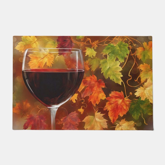 Paillasson Vins et vignobles Couleurs d'automne (Devant)