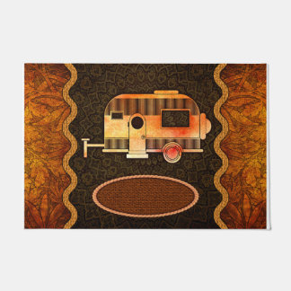Paillasson Vintage Camping Truck Doormat, Camping Decor