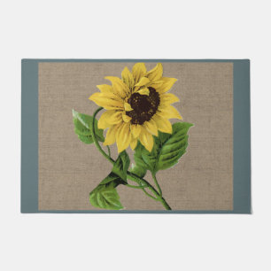 Paillasson Vintage Sunflower Country Farm et animaux de compa