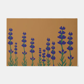Paillasson Violet Anglais Lavender Flower Mat, Lavender Lover