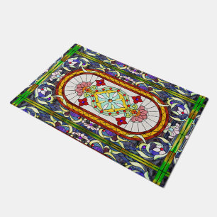Paillasson Vitre en verre tendu Art nouveau du Moyen-Orient