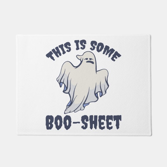 Paillasson Voici un Boo Sheet Sassy Ghost (Devant)