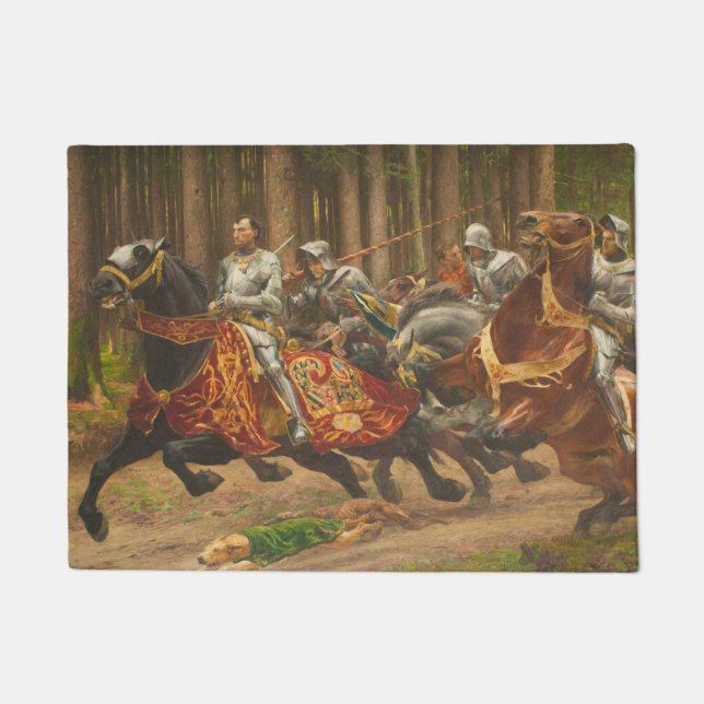Paillasson Vol de Charles le Téméraire à cheval (Devant)