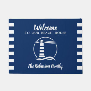 Paillasson Votre Beach House Phare Classique Nautique