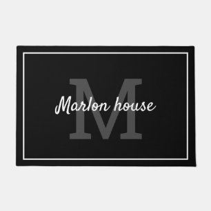 Paillasson Votre nom est monogrammé