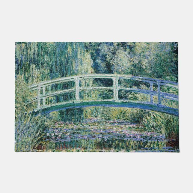 Paillasson Water Lilies et pont japonais par Monet (Devant)