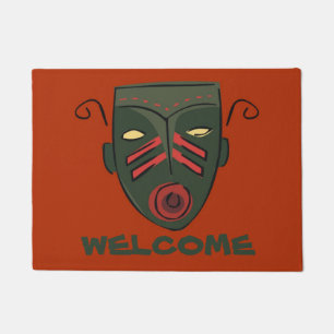 Paillasson Welcome Mat, Tiki Bar, modifier le texte Doormat