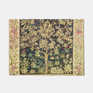 Paillasson William Morris Arbre De Vie Vintage Pré-Raphaélite