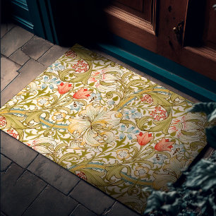 Paillasson William Morris Lily Art Nouveau Floral