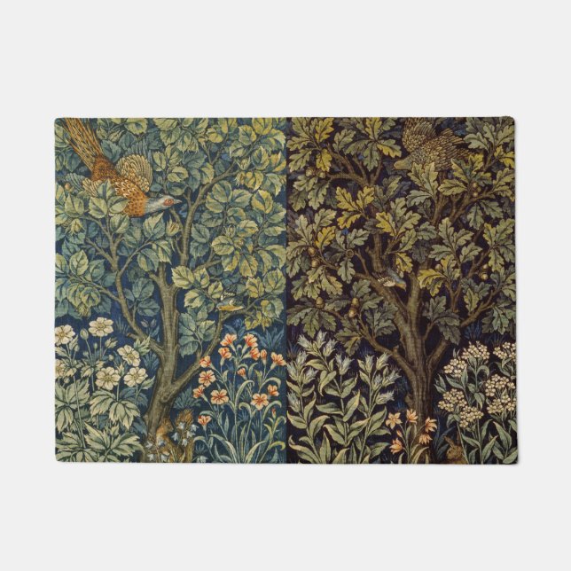 Paillasson William Morris - Pheasant Bird Tree Botanical (Devant)