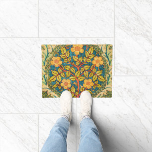 Paillasson William Morris Rose Wreath : Arts et Métiers class