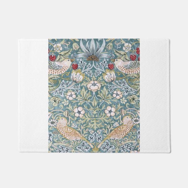 Paillasson William Morris Strawberry Thief Design de lumière (Devant)