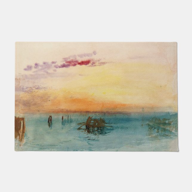 Paillasson William Turner - La lagune près de Venise au couch (Devant)