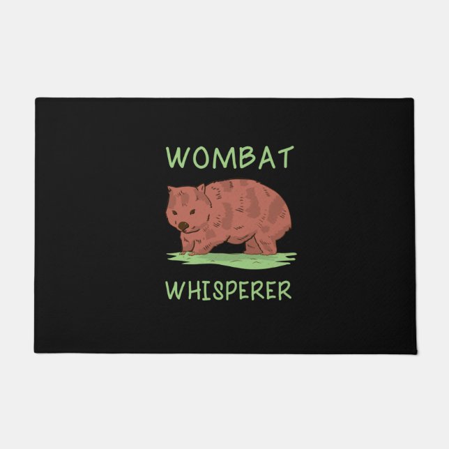 Paillasson Wombat Whisperer (Devant)