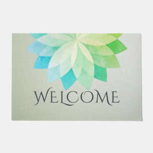 Paillasson YOGA Studio Welcome Porte-monnaie couleur Lotus Ma