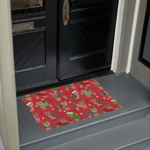 Paillasson Yorkie Christmas Yorkshire Terrier Dog