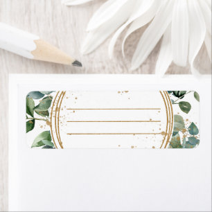 Paillement d'Or Eucalyptus - Mariage Vert